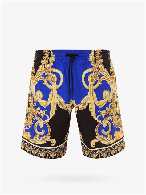 versace black swim trunks|Versace swim trunks size chart.